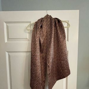 Dennis Basso Animal Print Scarf